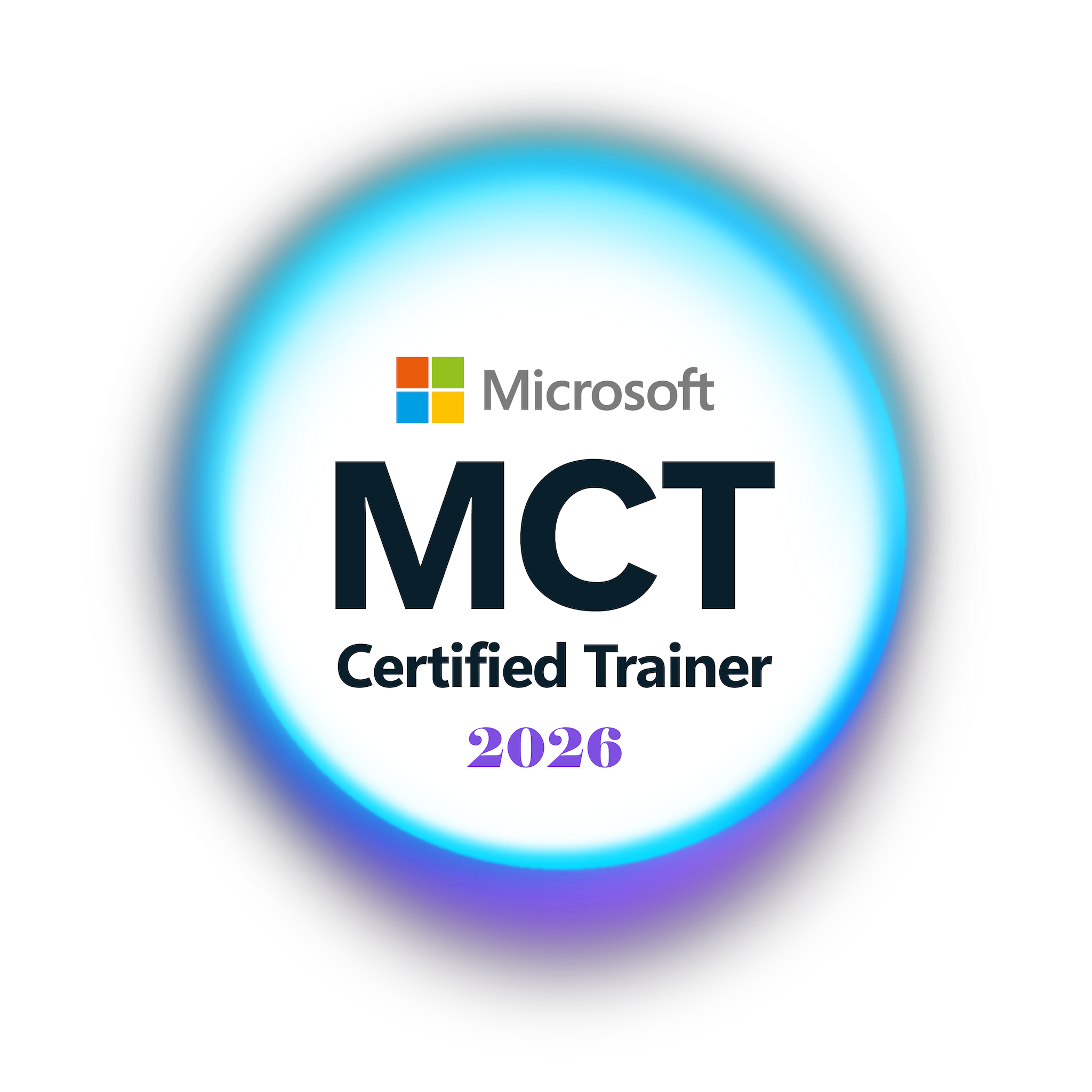 Insignia de Microsoft Certified Trainer (MCT) 2026