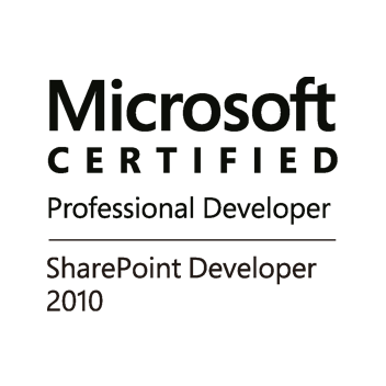 Insignia de SharePoint Developer 2010